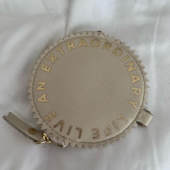 India Hicks Watch Coin Purse - Ivory - New - Picture 3 of 4